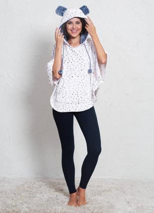 Пончо с капюшоном для дома wellsoft one size 160215