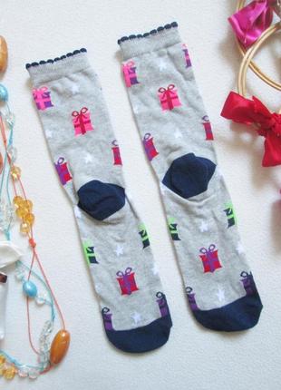 Суперовые носки с принтом подарков zeeman 💖💜💖2 фото