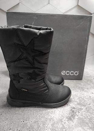 Ботинки для девочки. ecco ботинки зимние