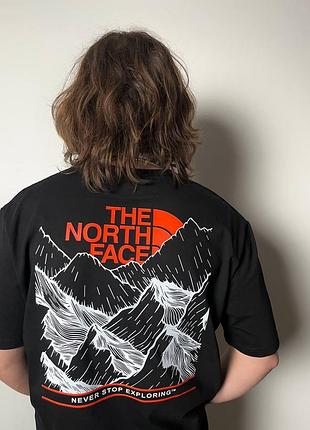Футболка тнф зе норс фейс з принтом