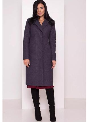 Пальто новое темно синее шерстяное modus fashion женское хс возможно обмен рассмотренный