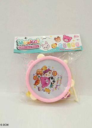 Дитячий музичний інструмент барабан/бубон