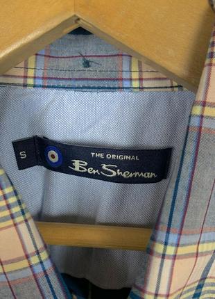 Рубашка короткий рукав в клетку ben sherman8 фото