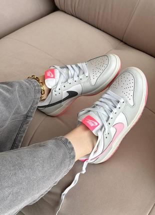 Жіночі кросівки nike sb dunk pink puck1 фото