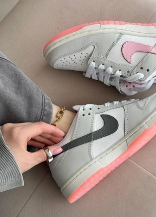 Жіночі кросівки nike sb dunk pink puck8 фото