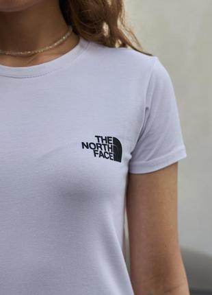 Женская футболка tnf белая4 фото