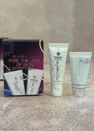 Glamglow - pore the love of skin set - набор по уходу за лицом