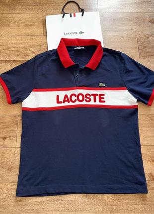 Lacoste чоловіча футболка поло, з комірцем!оригінал!3 фото