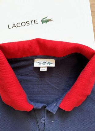 Lacoste чоловіча футболка поло, з комірцем!оригінал!5 фото