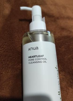 Anua heartleaf pore control cleansing oil6 фото