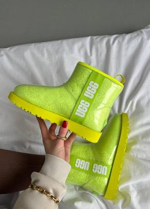 Ugg classic clear mini sulfur