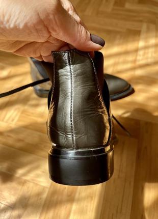 Жіночі лакові чоботи. ідеал. шкіра4 фото