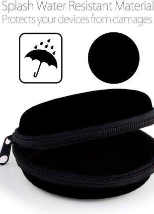 Мини-защитный чехол mygadget для [вкладышей] наушников – футляр для ipod shuffle, airpods, sd-карты, usb-накоп