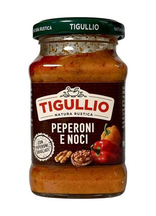 Соус песто tigullio с паприкой и грецкими орехами peperoni e noci 185г