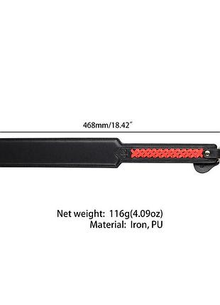 Падл lockink sevanda braided handle spanking paddle черный 560мм ( sx0877 ) 6
