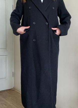 Черное пальто lc waikiki3 фото