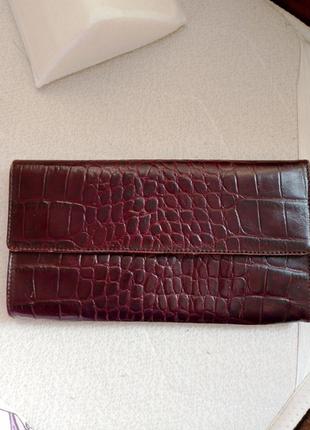 Шик клатч кожа винтаж