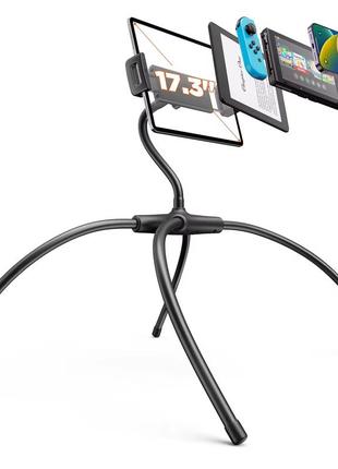 Гнучкий тримач для телефону павук vhg ivy q2t, black holder adjustable tablet stand