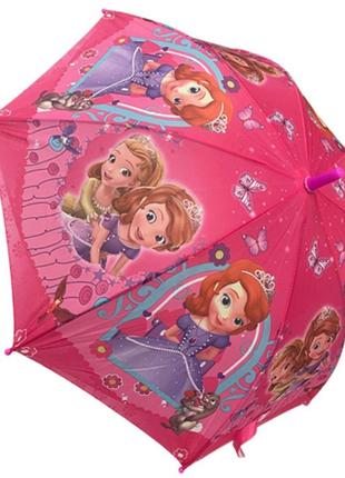 Парасолька дитяча,парасолька для дівчинки "frozen.крижане сердце", парасолька рожева