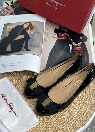 Женские балетки ferragamo (феррагамо) номерные