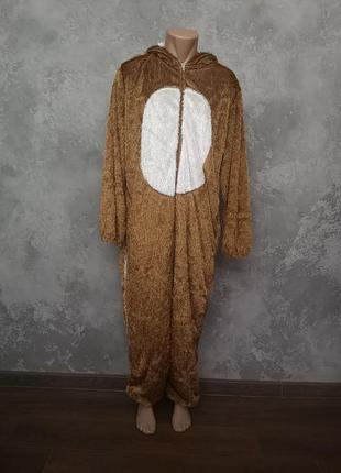 Карнавальний костюм кігурумі лев кенгурумі комбінезон кенгурушка l хелловін хеловін косплей