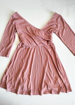 Платье платье в рубчик