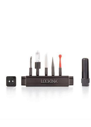 Бдсм-набор lockink teasing & impact-play black set 2