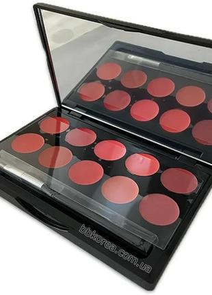 Палетка люксовых помад для губ ohui rouge real lip palette