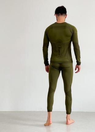 Мужское термобелье на зиму urban зеленое спортивное термобелье компрессионная одежда для бега