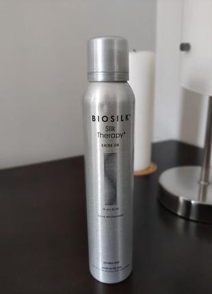 Засіб для стайлінгу biosilk silk therapy shine on