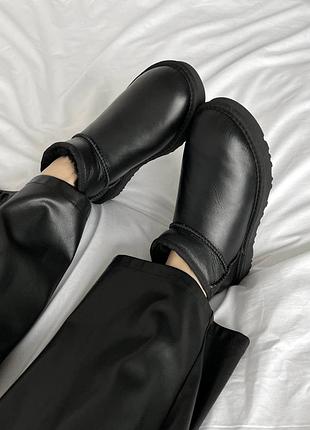 Ultra mini black leather premium 9