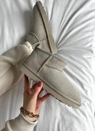 Ugg ultra mini light gray premiun