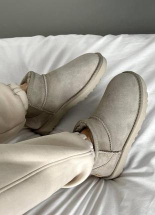 Ugg ultra mini light gray premiun 6