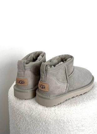 Ugg ultra mini light gray premiun 5