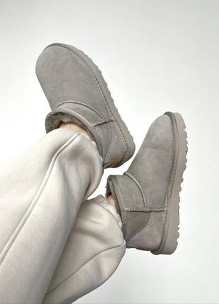 Ugg ultra mini light gray premiun 8