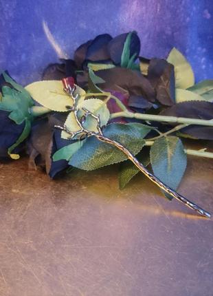 Готична відьомська вампірська шпилька для волосся роза