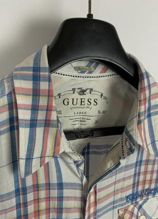 Рубашка в клетку guess7 фото