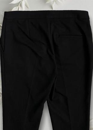 Классические базовые брюки штаны с разрезами по бокам сбоку5 фото