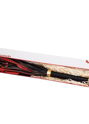 Флоггер lockink sevanda braided tail flogger черный 560мм ( sx0876 ) 9