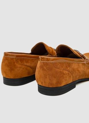Туфли мужские замша, цвет коричневый, 243rga6060-94 фото