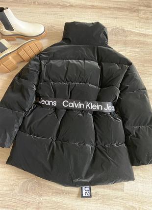 Дуже стильний зимовий пуховик Triple calvin klein. оригінал!8 фото