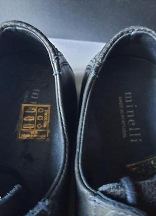 Португальские новые полностью кожаные дышащие туфли minelli7 фото