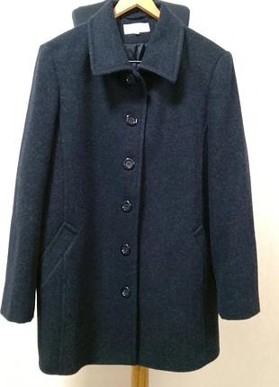 Шерстяное женское пальто куртка ewm.