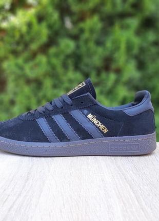 Кросівки adidas munchen чорні1 фото