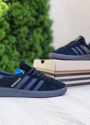 Кросівки adidas munchen чорні3 фото