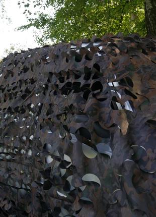Маскирующая сетка militex мультикам грязь 5х7м (площадь 35 кв.м.)