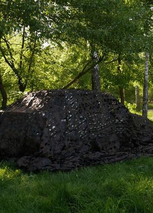 Маскирующая сетка militex мультикам грязь 5х7м (площадь 35 кв.м.)