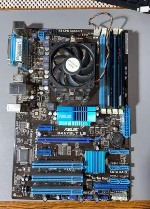 Asus m4a78lt le + amd phenom ii x6 1055t 2.80ghz + 4гб, ddr3