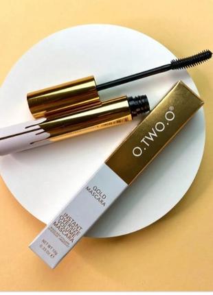 Тушь для объема ресниц o.two.o gold volume mascara2 фото