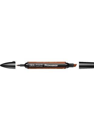 Маркер двосторонній кисточный winsor newton promarker теракота o335